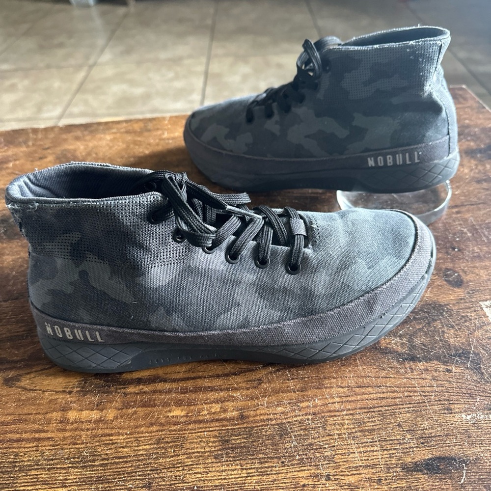 No Bull High-Top Sneakers Lace Up Gray Camo Men 10.5 Women 12 Shoes Training - Picture 2 of 13